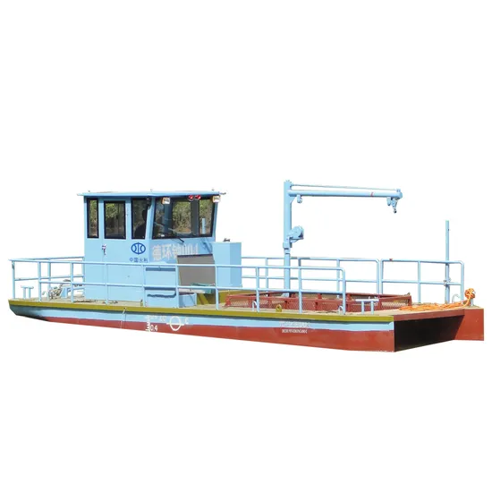 Qy Customized River Harvester Big Capacity Harvest Seaweed Lake Weed Harvester