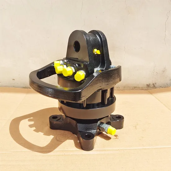 Log Loading Crane Hydraulic Rotator 4 Ton Hydraulic Rotator Gr40A/F on Log Trailer Rotator