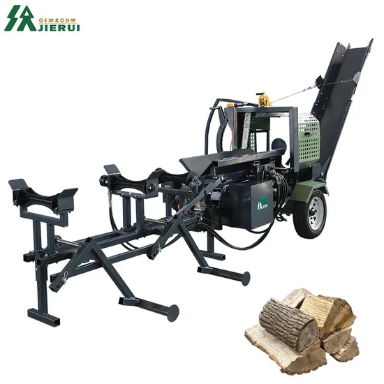15t Wood Firewood Processor Timber Processing Tool Wood Splitter Machine