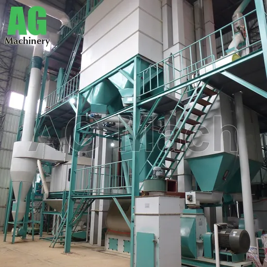 Ce SGS Approved Animal Feed Production Line for Chicken, Duck, Goose, Pig, Cattle, Sheep