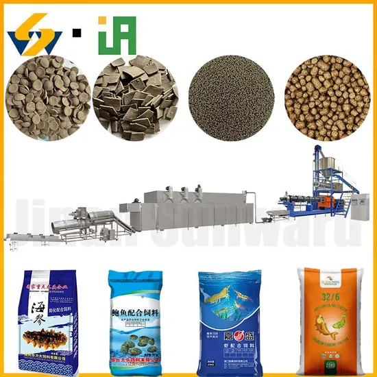 Floating Fish Feed Making Extruder Machine Automatic Fish Feed Plant