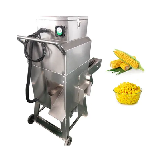 Commercial Electric Portable Maize Sheller Peeler Corn Shelling Husk Removing Machine