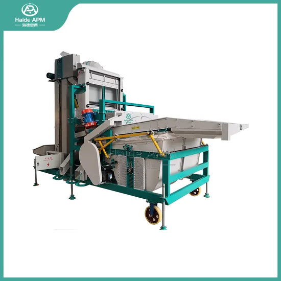 Haide Apm Grain Seed Cleaner China Wholesaler 5xfz-25sc Flaxseed Grain Gravity Separator Cleaning Machine