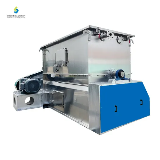 Feed Spiral Ribbon Mixer Processing Machine for Mixing Powder with 40% Water