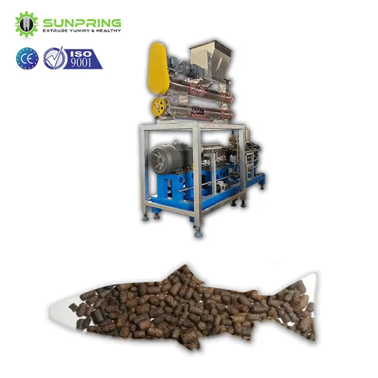 Best Price Fish Food Making Machine Feed Price + Trout Fish Feed Machine + 200kg Hours Floating Fish Feed Production Line