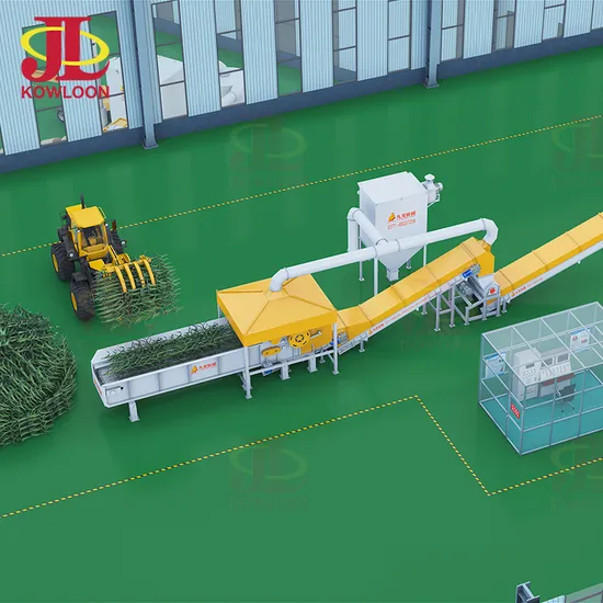 High Performance Maize Straw Silage Chopping Machine Bamboo Fodder Chopper Machine
