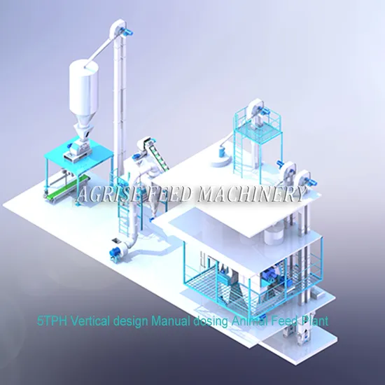 5-6tph Livestock and Poultry Pig Chicken Cattle Animal Feed Pellet Machine