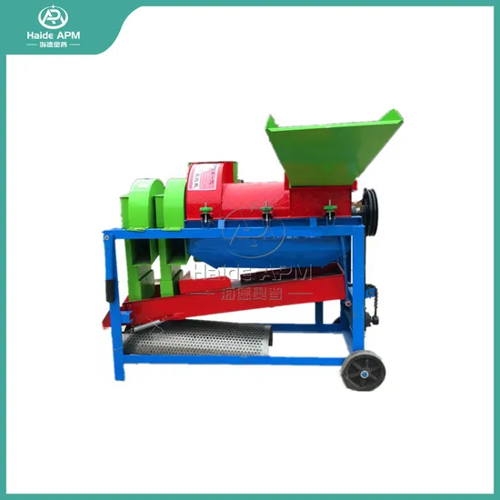 Haide Apm Soybean Thresher China Distributor Apm500 Multifunction Electric Sorghum Soybean Multi Crop Rice Wheat Thresher