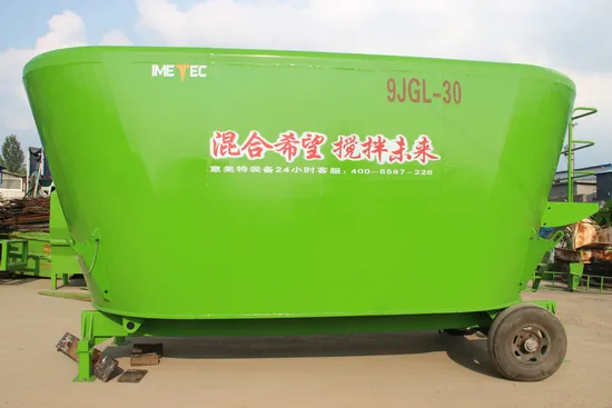 22cbm Pulled Vertical Tmr Feed Mixer Cattle Feeding Machine for Livestock and Dairy Farm