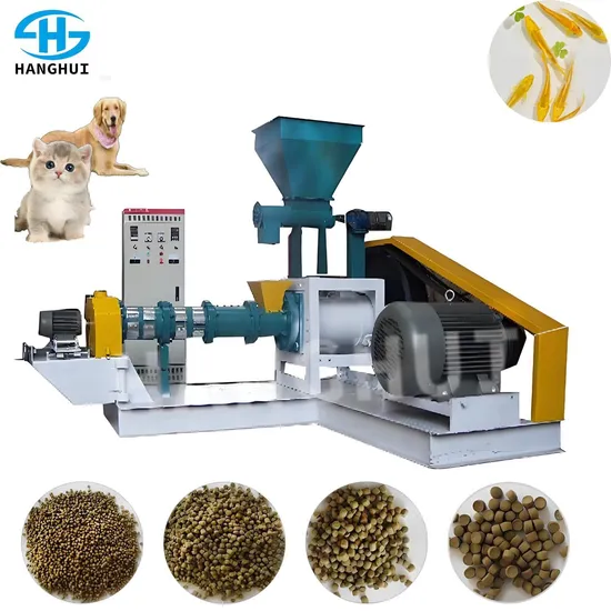 Floating Fish Feed Pellet Manufacturing Extruder Machine Price Fish Feed Mill Plant Production Line
