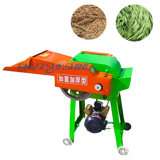 Wholesale Feed Processing Machinery Commercial Wet Grass Straw Hay Chaff Cutter Hot Selling Small Multi-Function Grass Cutting Machine