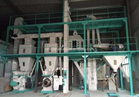 Poultry Feed Mill Plant / Poultry Feed Grinder and Mixer