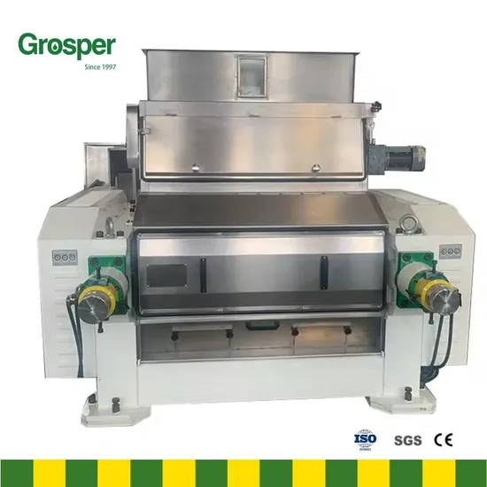 Grosper Steam Corn Flaker FC6150f 74kw Flaking Mill Machine for Corn Flour Steam Corn Flaker