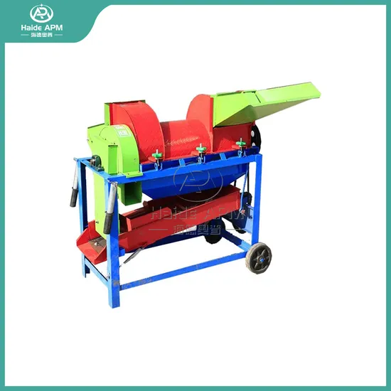 Haide Apm Bean Huller Threshing Machine China Wholesaler Convenient Operation Bean Corn Rice Wheat Carob Thresher