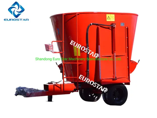 7m3 Cattle Feeding Mixing Machine Cow Camel Animal Feed Mixer for Dairy Farm Equipment Grinder Tractor Traction Pto Driven Farming Horizontal Vertical Fixed