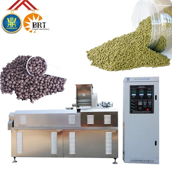 Floating Feed Twin Screw Machinery Fish Fodder Processing Line Industrial Feed Extruder Fish Food Pellet Machine