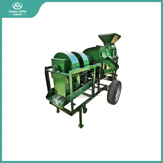Haide Apm Thresher Machine China Manufacturing Apm500 Good Quality Small Multi-Function Corn Thresher