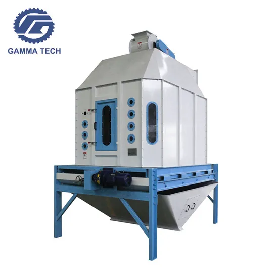 Factory Direct Supply Wood Feed Pellets Counter Flow Cooler with Capacity 3-12t/H