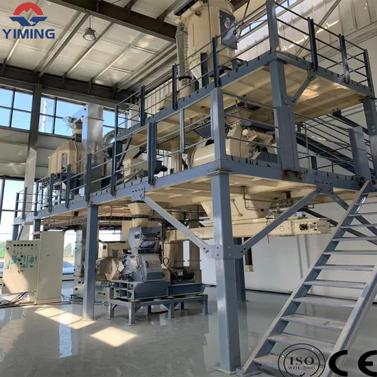 High Quality 2 Ton Mini Cattle Chicken Broiler Feed Pellt Plant for Sale