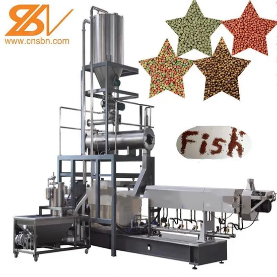 Fish Shrimp Food Feed Machinery Extruder Equipment Plant Production Line