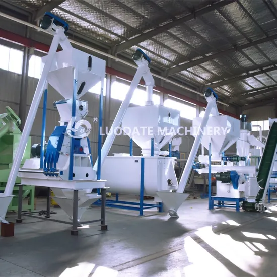 High Efficiency Capacity Animal Livestock Cattle Cow Pig Feed Making Machine Cow Horse Chicken Pig Feed Mill