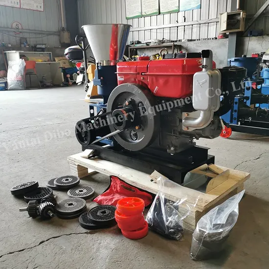 Flat Die Small Homemade Fish Alfalfa Poultry Feed Pelletizer Machine