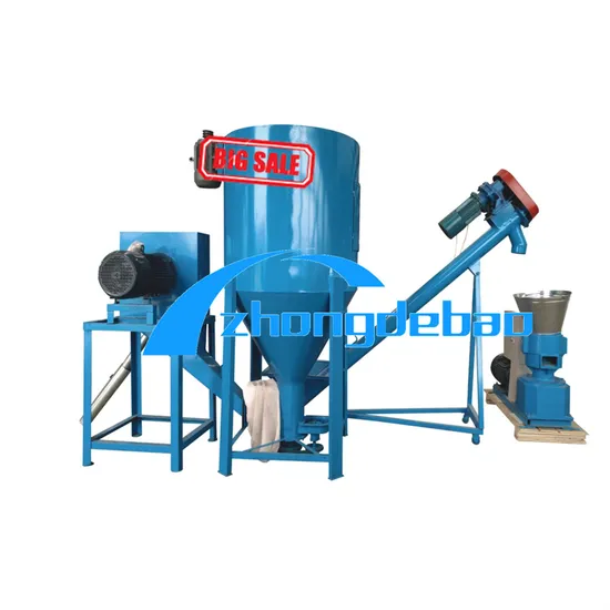 200-500kg Feed Pellet Line with 420 Hammmer 15kw Feed Pellet Machine in Llow Price for Pig Sheep Cattle Chicken