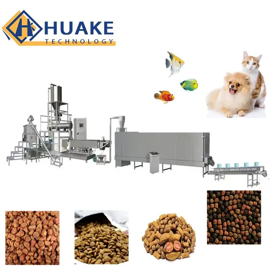 Factory Direct Sales Multifunctional Pet Food Production Line, Dog and Cat Food Extruder, Floating Fish Feed Pellet Machine