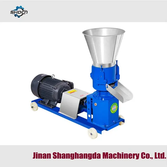 Flat Die Sawdust Wood Pellet Making Machine