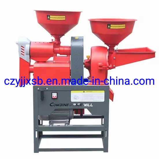 Combined Rice Flour Mill Machine Crusher Corn Machinery Rice Dehusk Plant