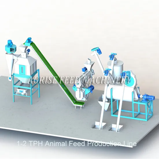 Chicken Pig Cattle Goat Fish Pellet Machine Animal Feed Mill Machinery