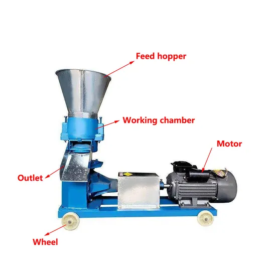 Cattle Fish Rabbit Chick Goat Poultry Animal Farm Pelletizer Making Processing Feed Pellet Machine Without Motor with Low Price