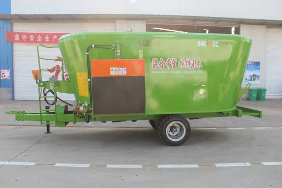 Farm Dairy Cattle Feed Mixer Silage Grass Cutting Mixing Machine Vertical Tmr Feed Mixer