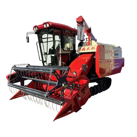 China Manufacturer Agricultural Machinery Full-Feed Combine Grain Farm Harvester