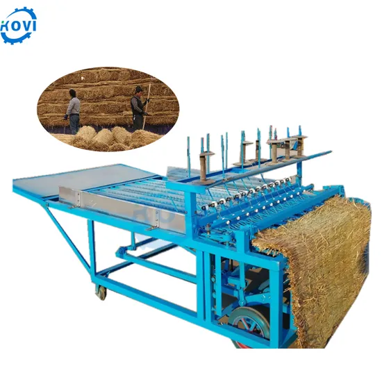 Artificial Grass Mat Making Machine Straw Weaving Machinery Hot Sale Mat Hay Knitting Machine Best Price