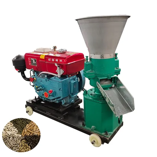 500kg Diesel Engine Animal Wood Pelletizer Machine