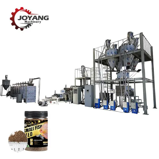 Floating Fish Feed Machine Shrimp Fodder Production Line with High Capacity