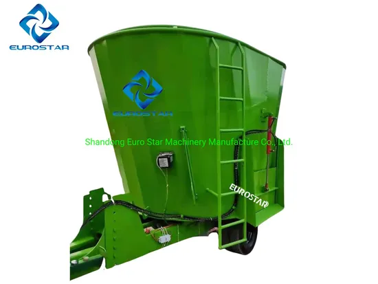 12m3 Feeding Mixing Machine Cattle Cow Camel Animal Feed Mixer for Dairy Farm Equipment Grinder Tractor Traction Pto Driven Farming Horizontal Vertical Fixed