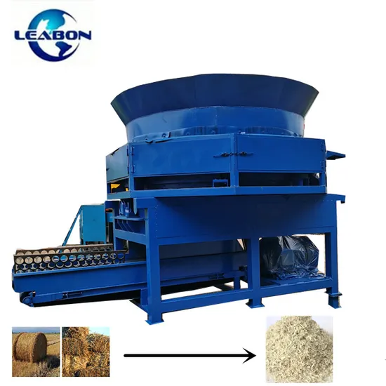 Phillippines Use Agri-Straw Bale Shredder Rotary Crusher for Alfalfa Grass Hay