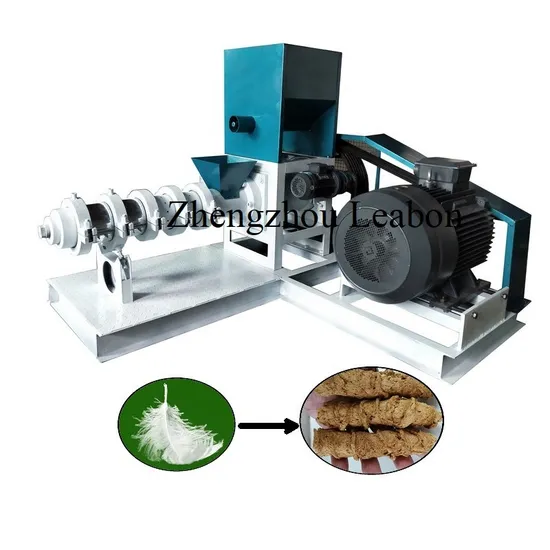 High Capacity Poultry Feather Meal Extruder Machine Bulked Feather Powder Making Machine