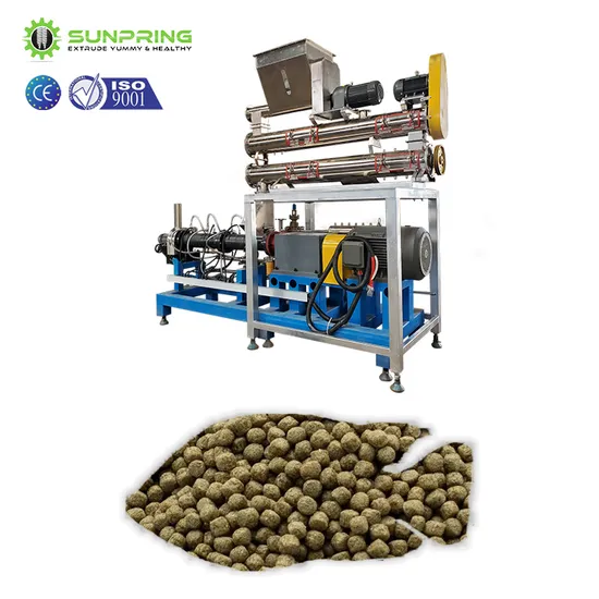 in Stock Aquarium Fish Food Machine 200kg/H 500kg/H 800kg/H 1000kg/H 1500kg/H 2500kg/H 3500kg/H with Factory Online Show Verified