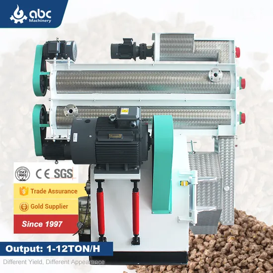 Best Factory Sale Ring Die Animal Poultry Livestock Feed Pellet Mill for Making Cattle, Chicken, Broiler, Rooster, Fodder Pellet Iz19