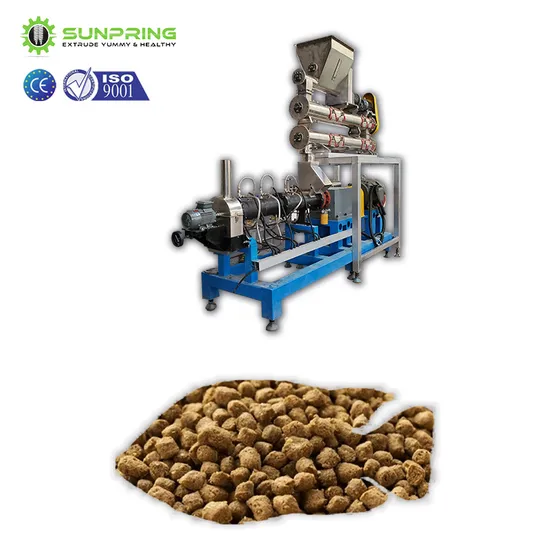 Sunpring Floating Fish Feed Production Line + 200kgh Fish Feed Production Line + Tambaqui Fish Feed Production Line Price