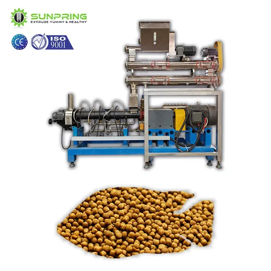 Farm Floating Sinking Fish Feed Poultry Pet Cat Dog Chicken Animal Food Pellet Extruder Making Machine Mill Maker Extrusion Equipment Production Line