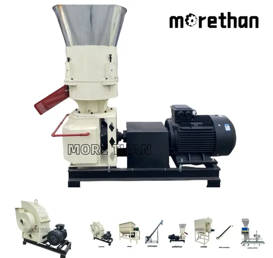 Flat Die Mill Pelletizer Manufacturing for Feeds Livestock Animal Feed Pelletizer