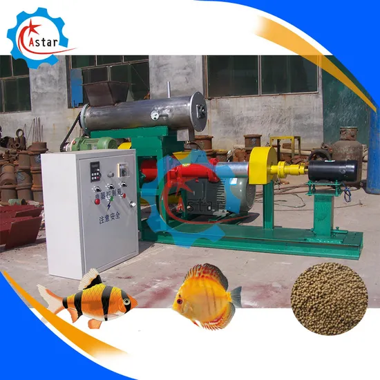 Extruding Floating Fish Food Pellet Making Machine