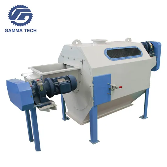 Feed Factory Grain Seeds Cleaning Machine Drum Type Wheat Paddy Precleaner