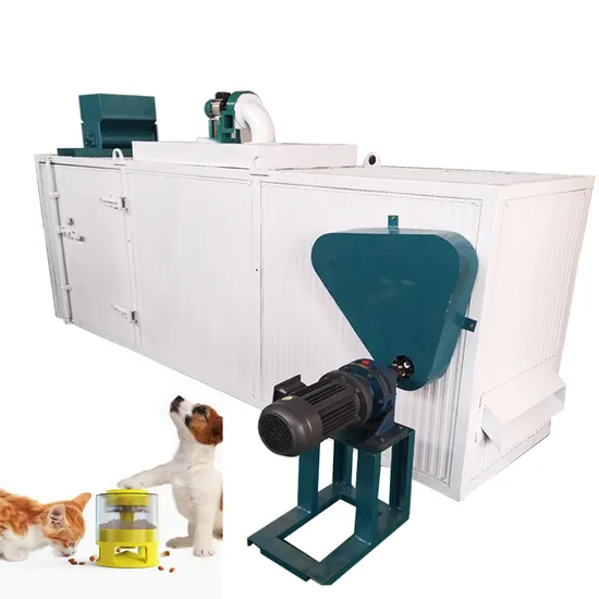 High Quality 200-300kg/H Mesh Belt Fish Pet Feed Dryer for Factory