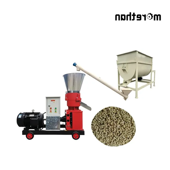 Factory Supply 1000kg/H Granulated Complete Line Feed Processing Feed Pelletizer Line