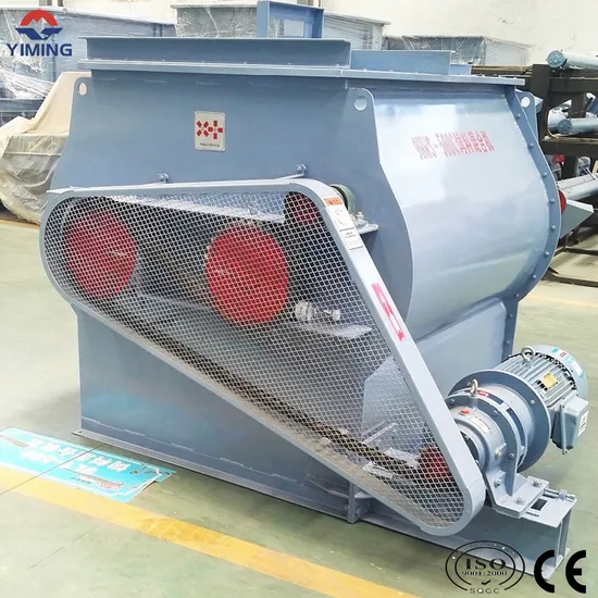 High Mixing Uniformity Double Shaft Paddle Mixer for Animal Feed